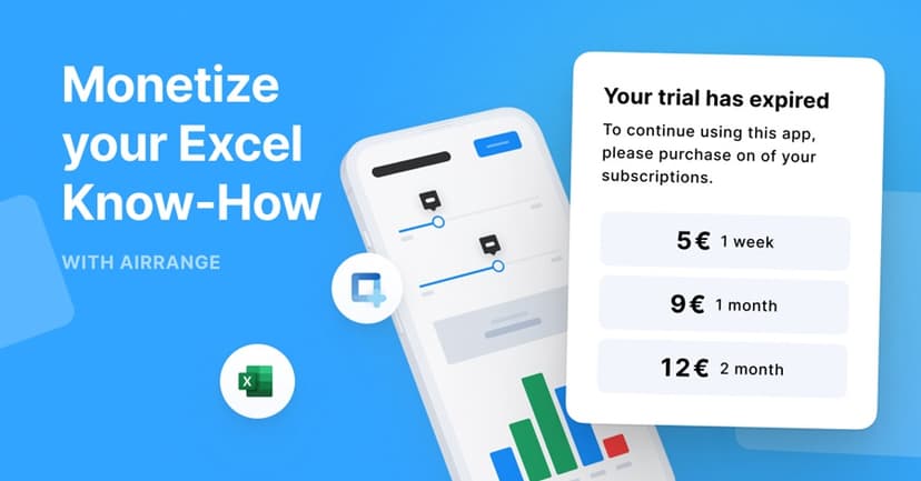 Transforming Excel Templates into Sustainable Subscriptions