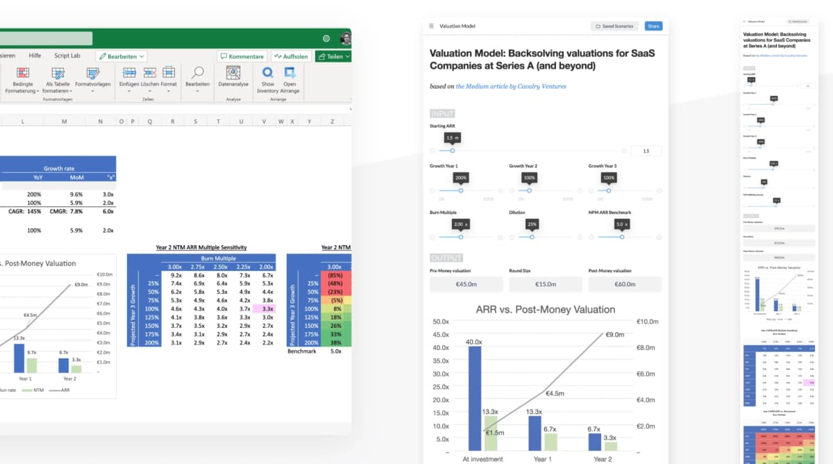 Responsive web app built with Airrange