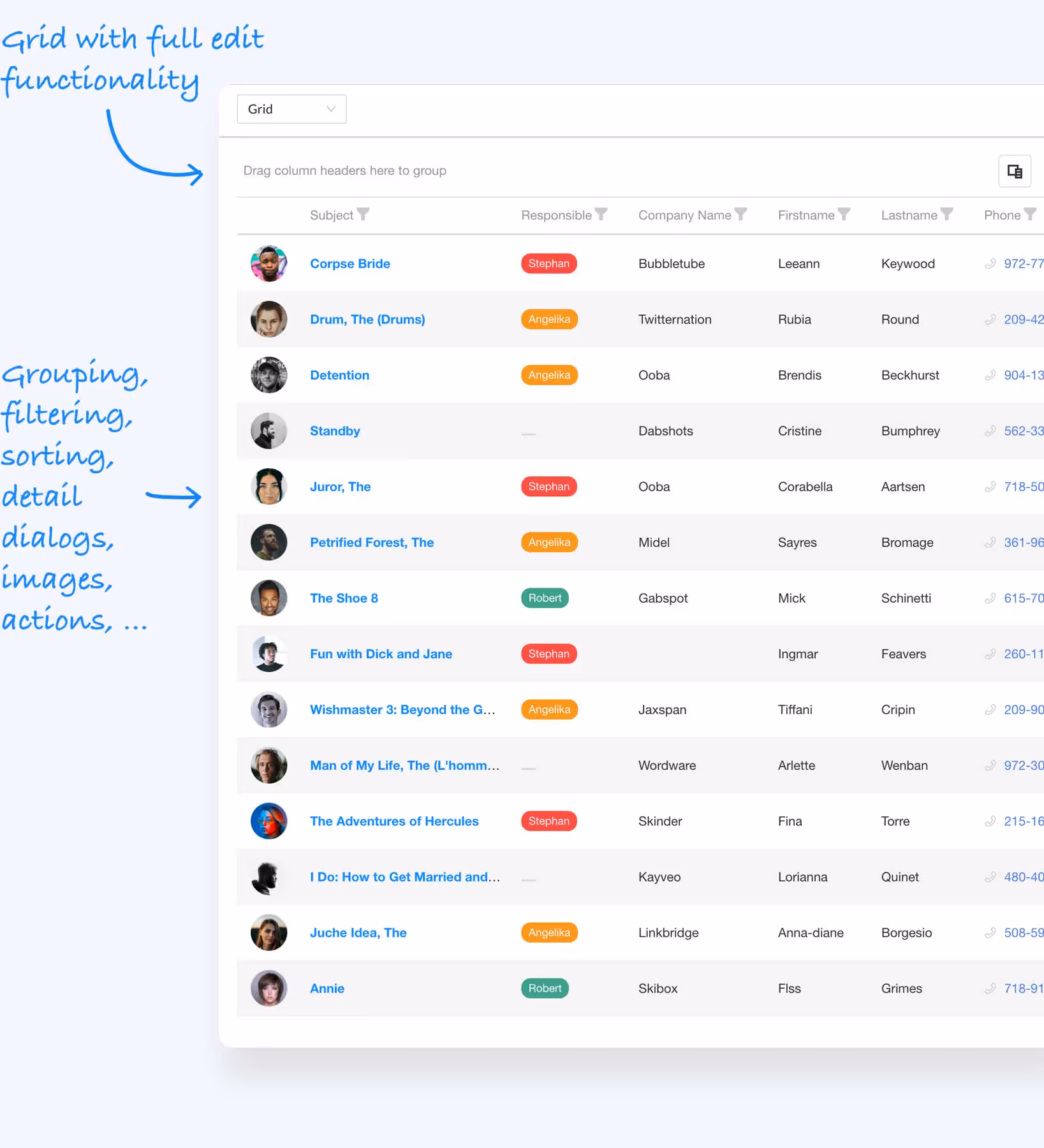 Database views