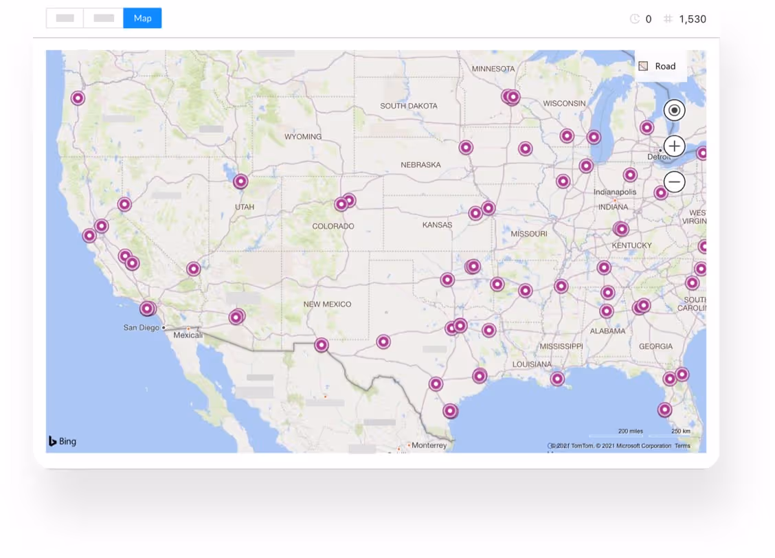 Map view